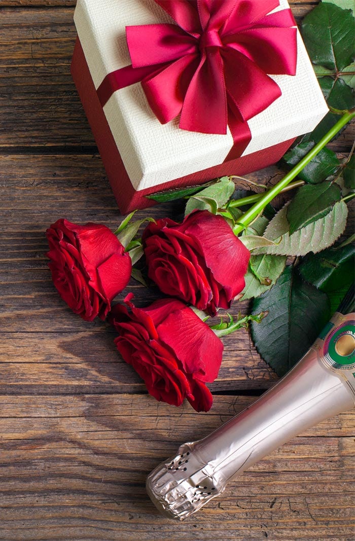 Blomstertjenester - blomstergave til valentines
