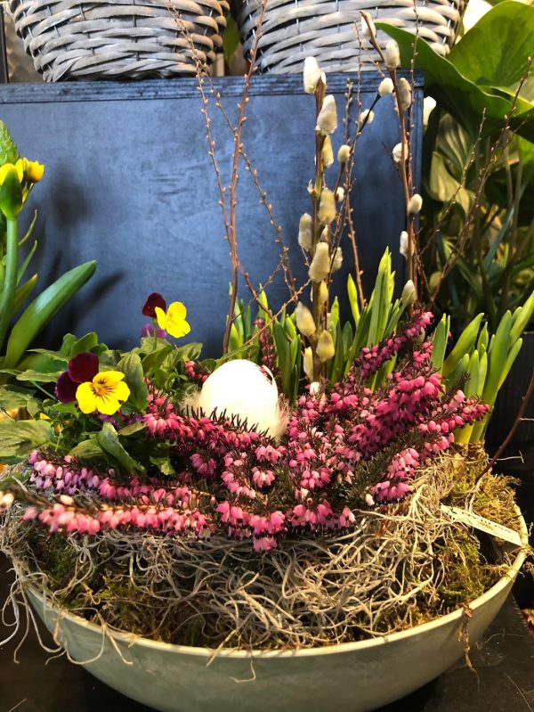Sammenplanting, påske - utendørs